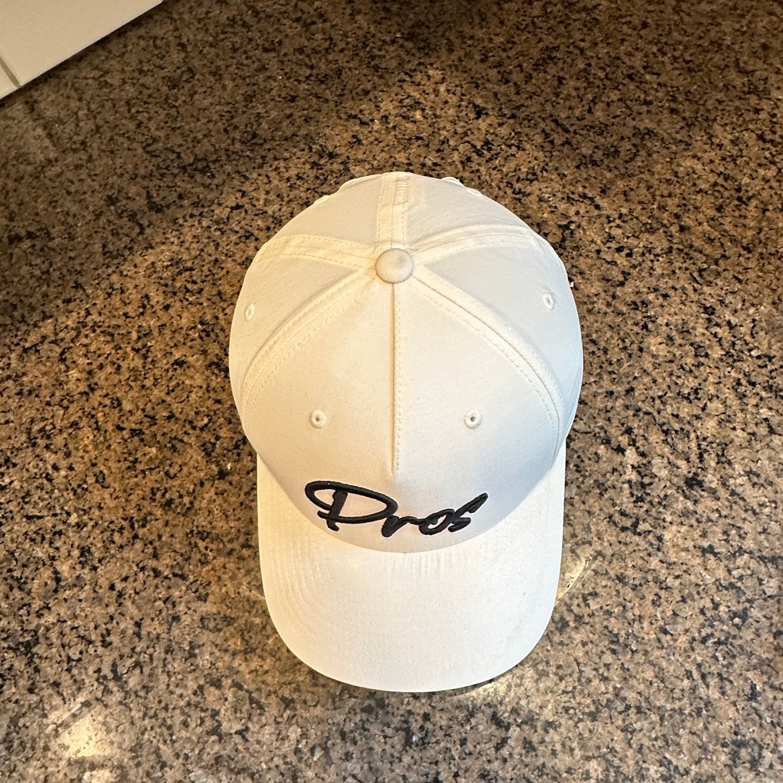 Asher Golf Pros Yupoong 110 Snapback Hat Osfa White Cotton Blend — image 5 of 8
